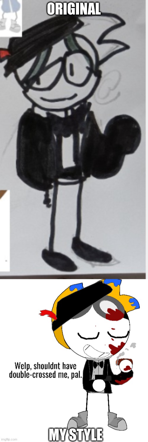 redid mafia sketchy from FTC | ORIGINAL; MY STYLE | image tagged in maffia | made w/ Imgflip meme maker