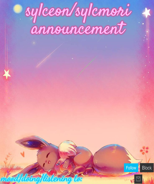sylceon's eevee template Blank Meme Template