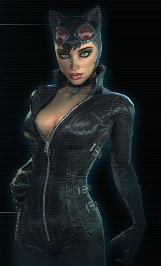 Catwoman Arkham city Blank Meme Template