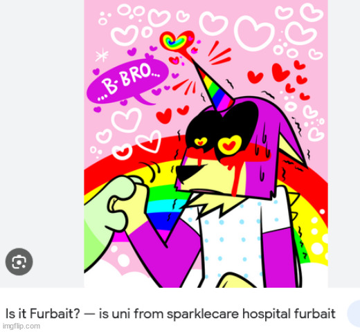 the whole fucking comic is just furries of course it's furbait | made w/ Imgflip meme maker