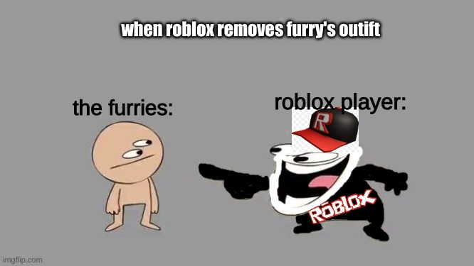 Sr Pelo Comedy Laugh | when roblox removes furry's outift; roblox player:; the furries: | image tagged in sr pelo comedy laugh | made w/ Imgflip meme maker