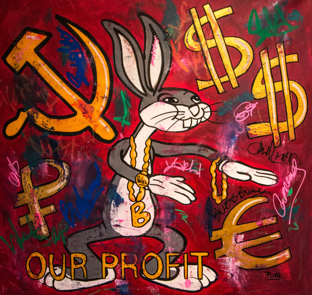 High Quality socialist bunny Blank Meme Template