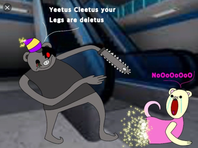 Yeetus cleetus, your legs are deletus Blank Meme Template