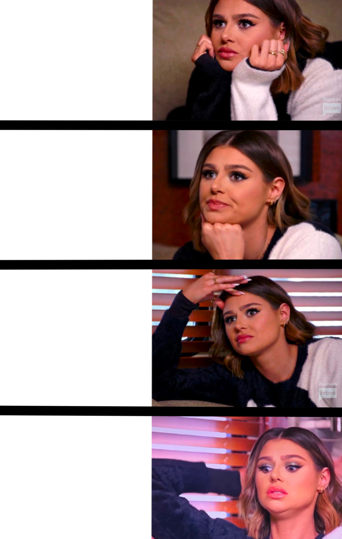 High Quality Raquel Reacts Blank Meme Template