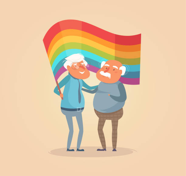 Old elderly homosexual gay couple Bigdog JPP Blank Meme Template
