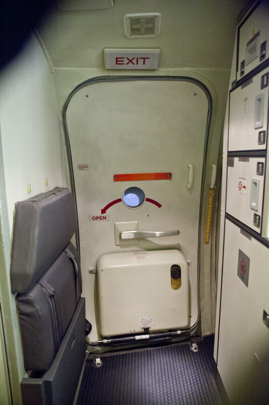 High Quality plane emergency exit door blank Blank Meme Template