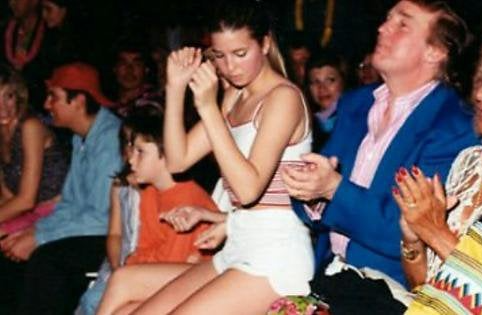 Ivanka's lap dance on Daddy Donald Trump JPP Blank Meme Template