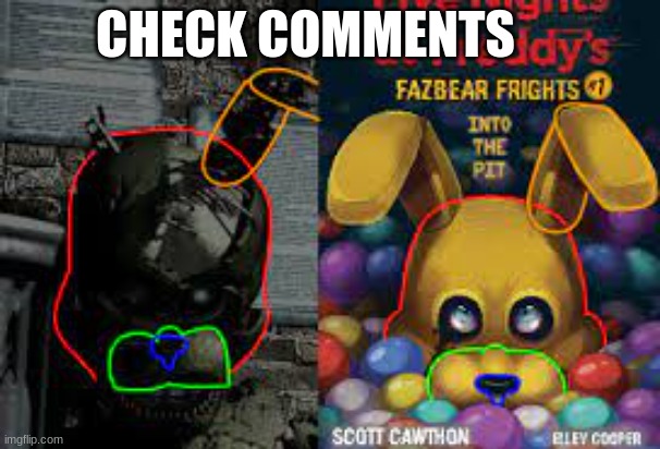my theory on how springtrap/william got the scraptrap suit | CHECK COMMENTS | image tagged in fnaf,theory,game theory | made w/ Imgflip meme maker