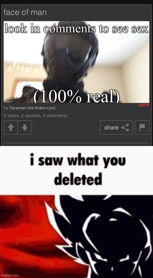 image tagged in i saw what you deleted | made w/ Imgflip meme maker