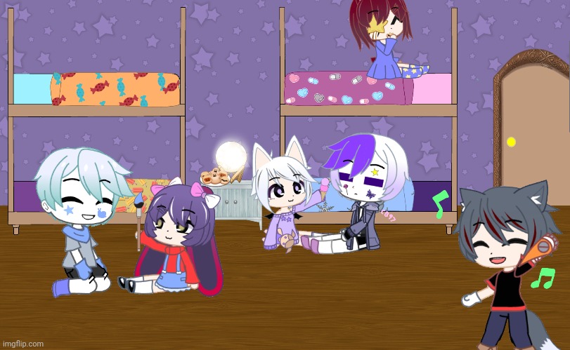 Sleepover with the Shadow Kids | made w/ Imgflip meme maker