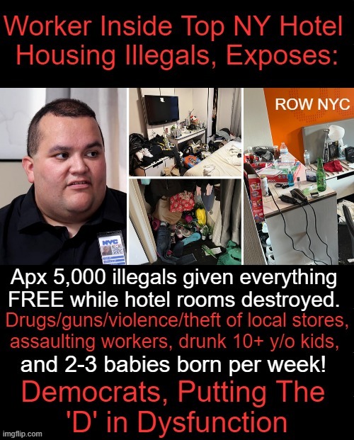 Poor Policies are Destroying "A Hotel That’s More New York Than New York" (ROW NYC). | image tagged in politics,new york,illegals,destruction,hotel,democrat policies | made w/ Imgflip meme maker
