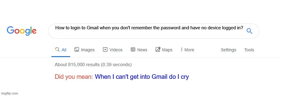 For real dude Gmail is like Fort Knox | How to login to Gmail when you don't remember the password and have no device logged in? When I can't get into Gmail do I cry | image tagged in did you mean,fort knox,gmail,google | made w/ Imgflip meme maker
