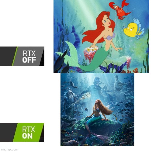 can you just please tell me why Disney committed RTX BECAUSE- | image tagged in rtx,memes,fax,disney,the little mermaid,little mermaid | made w/ Imgflip meme maker