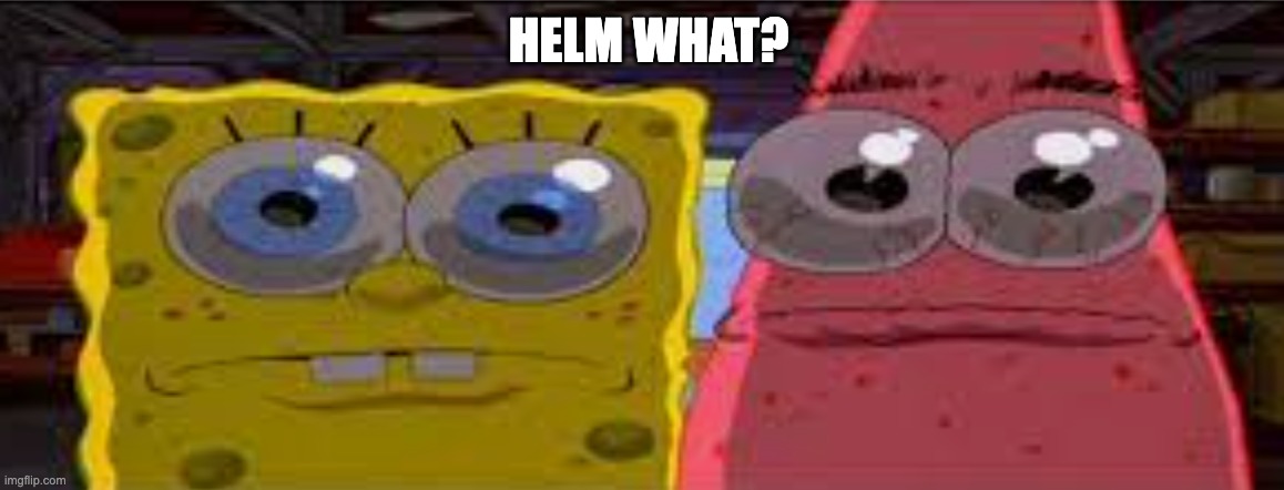 sobgih ans patbur | HELM WHAT? | image tagged in sobgih ans patbur | made w/ Imgflip meme maker