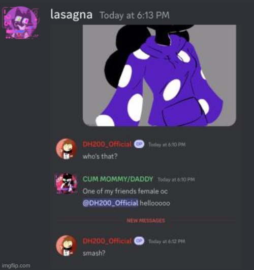 so uhhhh danny said smash to air's drawing of me as a woman | made w/ Imgflip meme maker