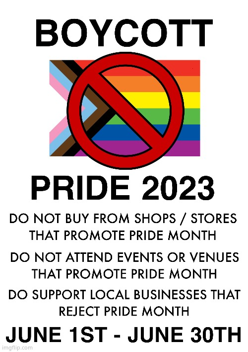 Ban pride month Blank Meme Template