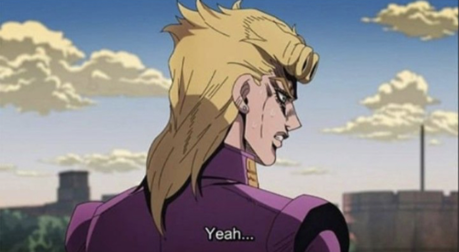 Giorno Yeah (picture friendly) Blank Meme Template