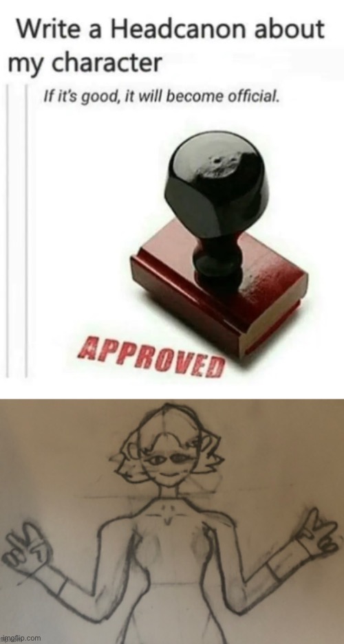 im bored | image tagged in write a headcanon about my character | made w/ Imgflip meme maker