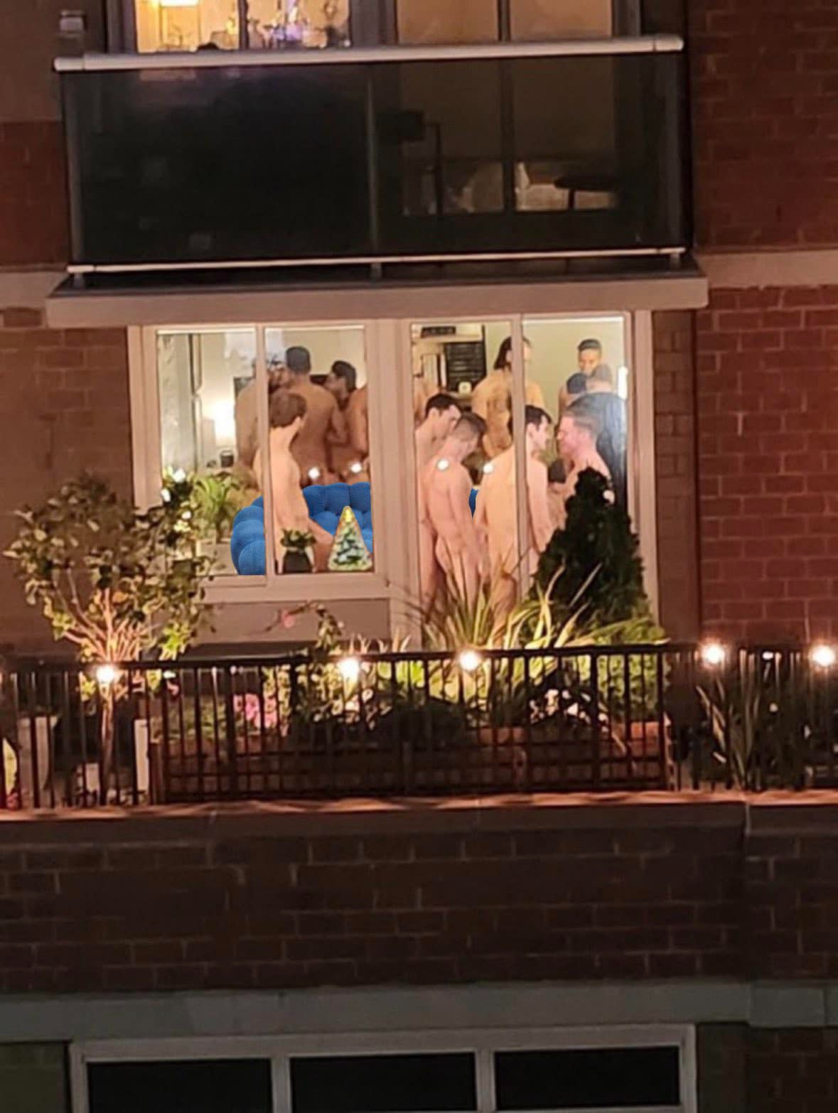 Gay orgy Blank Meme Template