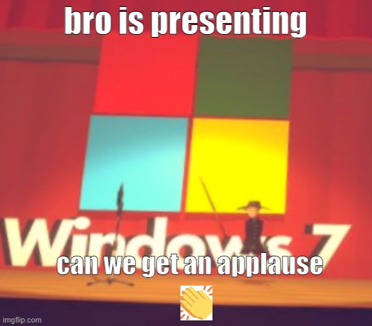 this presentation fire | bro is presenting; can we get an applause | image tagged in recroom,funny memes | made w/ Imgflip meme maker