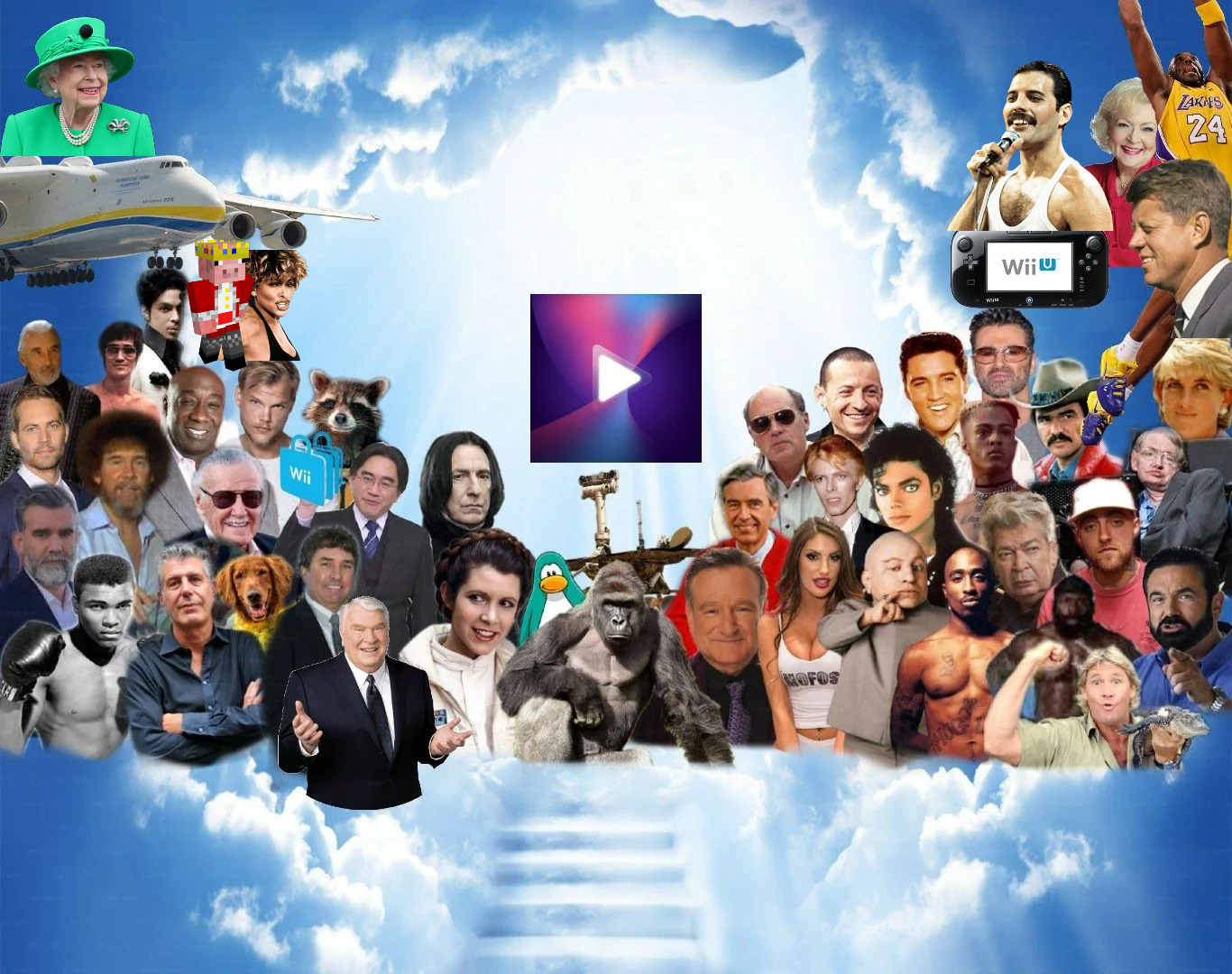 Welcome to heaven, legend Blank Meme Template