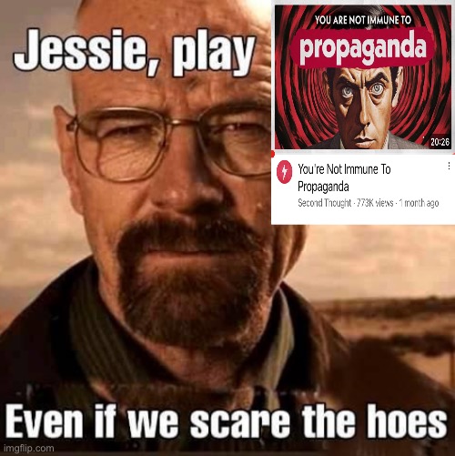 Pretty good video tbh | image tagged in jesse play x even if we scare the hoes | made w/ Imgflip meme maker