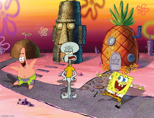 spongebob patrick squidward | image tagged in spongebob patrick squidward | made w/ Imgflip meme maker