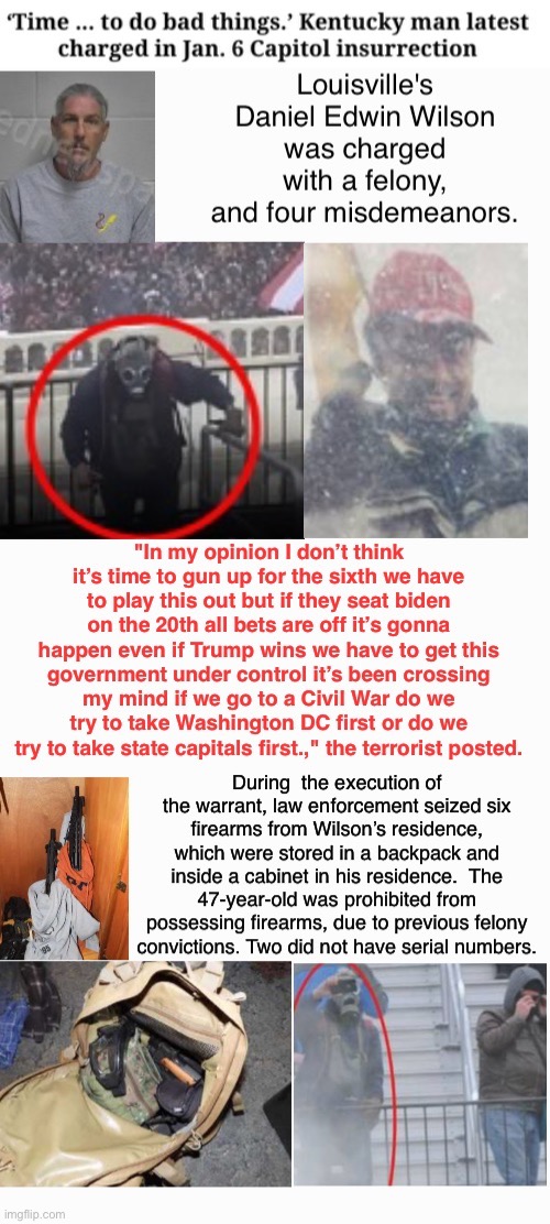 Felons Love Their Illegal Firearms | image tagged in closeted,domestic terrorist,any excuse to attack police,safety in numbers,treason,lockhimup | made w/ Imgflip meme maker