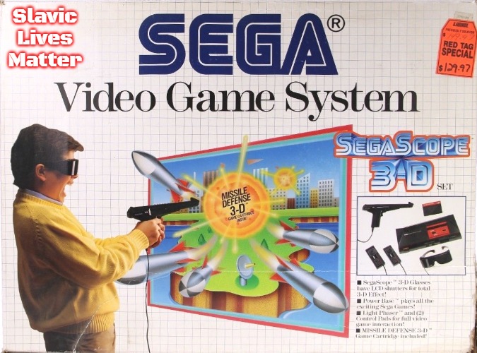 Sega Master System Gun Game | Slavic Lives Matter | image tagged in sega master system gun game,slavic,russo-ukrainian war | made w/ Imgflip meme maker