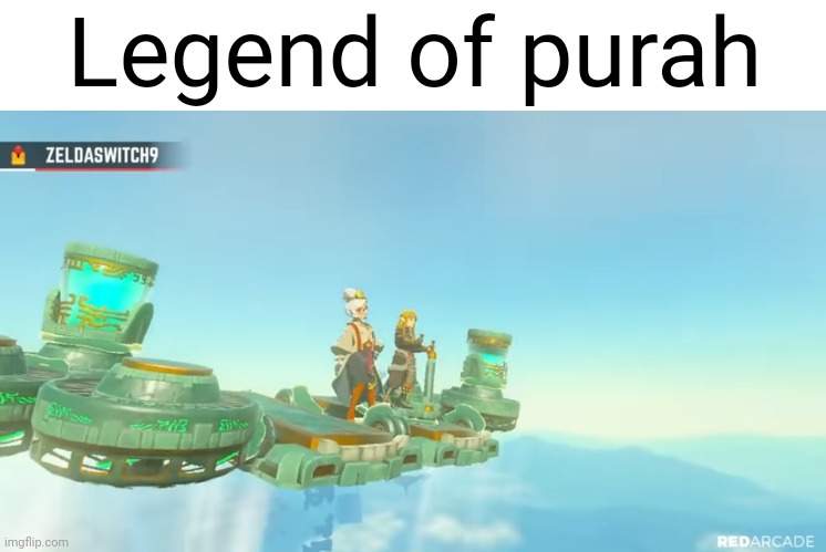 Possible spinoff game? | Legend of purah | made w/ Imgflip meme maker