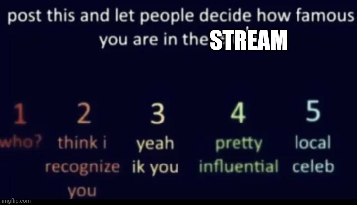 STREAM | made w/ Imgflip meme maker