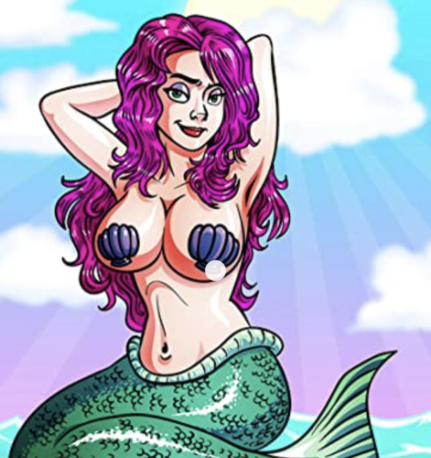 Sexy mermaid Blank Meme Template