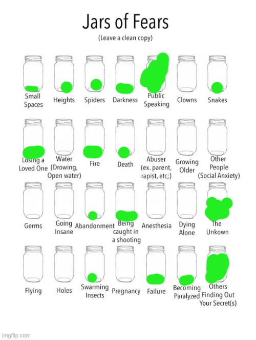 i cant get preganent lmao | image tagged in jar of fears clear version | made w/ Imgflip meme maker