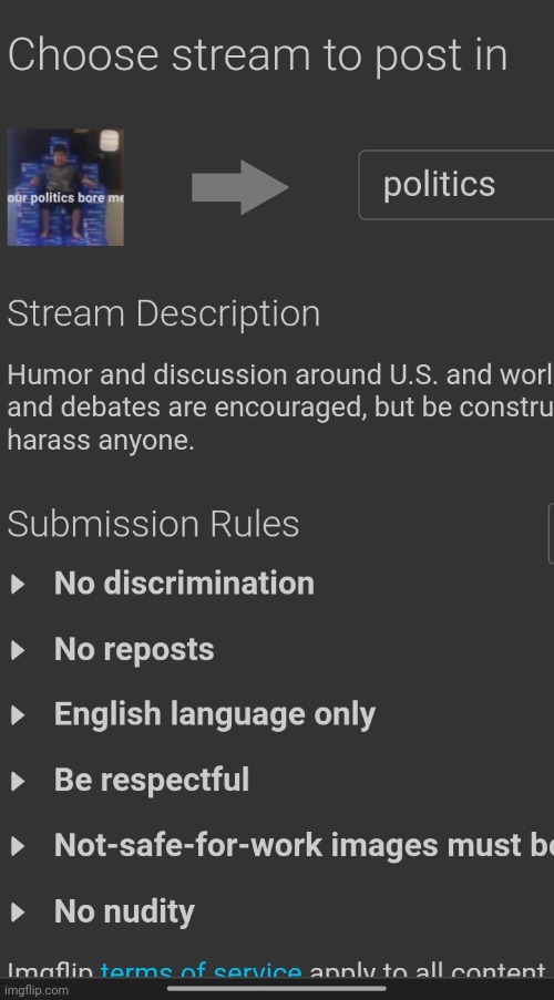 Should I post it to politics | made w/ Imgflip meme maker