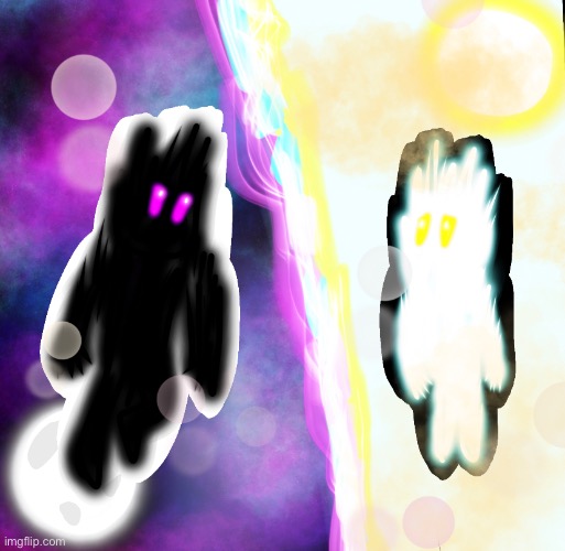 The embodiments of Light and Dark. | made w/ Imgflip meme maker