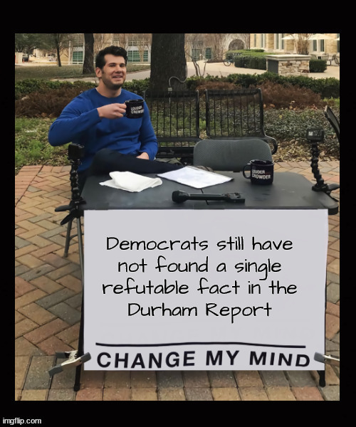 Unbeaten and indiputed champion; the Durham Report | image tagged in durham report,public corruption,whistle blowers | made w/ Imgflip meme maker
