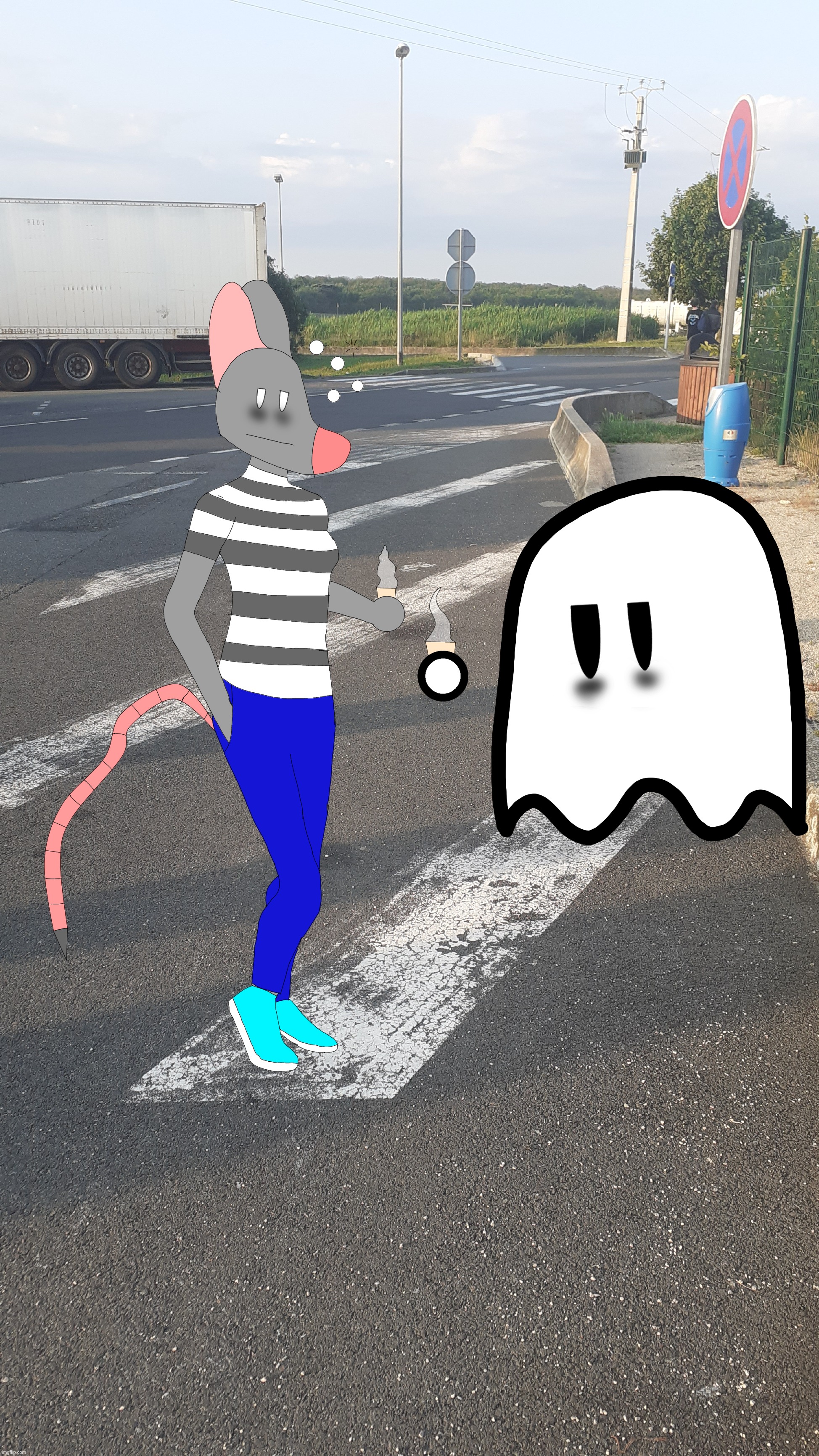 Repost of my last update because I forgot to draw the tail like a dumbass... | made w/ Imgflip meme maker