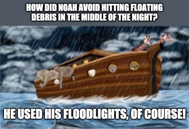 The great flood | image tagged in bad pun | made w/ Imgflip meme maker