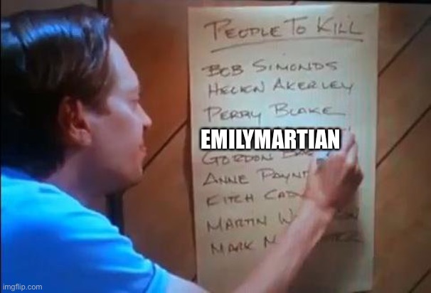 Image tagged in billy madison-people to kill list - Imgflip