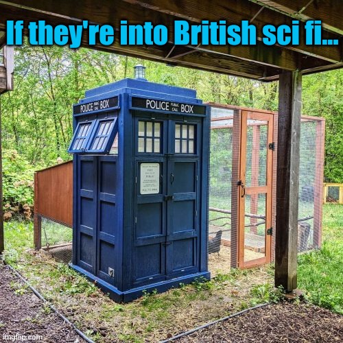 If they're into British sci fi... | made w/ Imgflip meme maker
