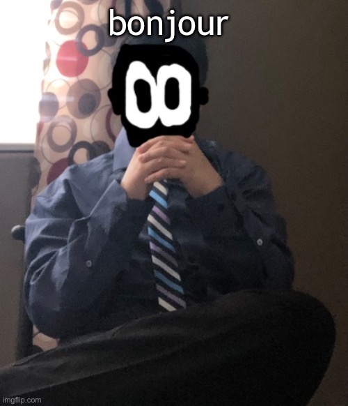 delted but he's badass | bonjour | image tagged in delted but he's badass | made w/ Imgflip meme maker
