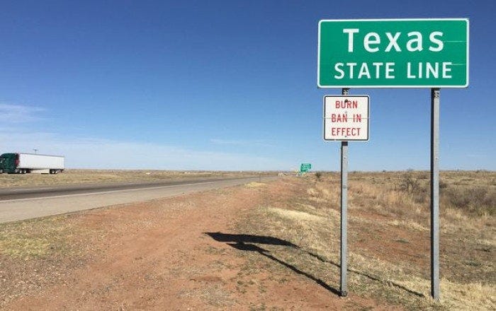 High Quality Texas State line Blank Meme Template