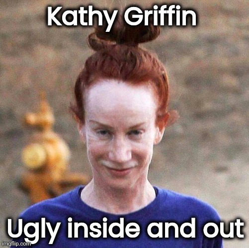 Kathy Griffin | Kathy Griffin Ugly inside and out | image tagged in kathy griffin | made w/ Imgflip meme maker