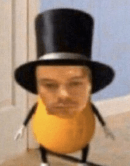 Peanut Man With Face Blank Meme Template