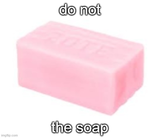 do not the soap | do not; the soap | image tagged in forbidden soap | made w/ Imgflip meme maker
