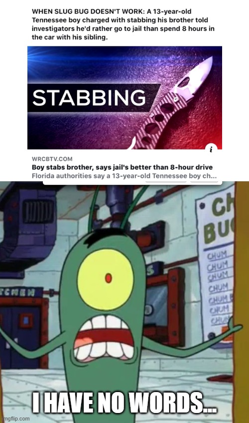 So many stupid kids, but this one stood out from the rest | I HAVE NO WORDS... | image tagged in horrified plankton,kids,murder,car | made w/ Imgflip meme maker