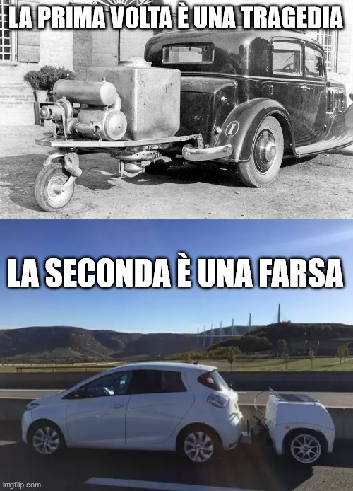 LA PRIMA VOLTA È UNA TRAGEDIA; LA SECONDA È UNA FARSA | made w/ Imgflip meme maker