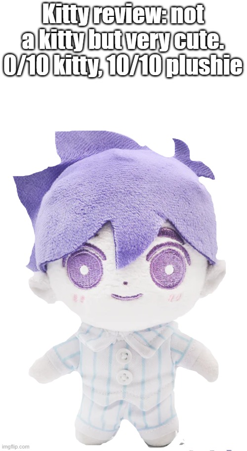 i made an Omori plushie! it's not as cute as the meme one but i