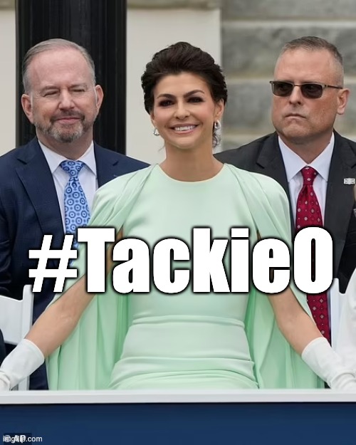 Tackie O | #TackieO | image tagged in jackie o,kennedy,casey desantis,gilead,1960s,camelot | made w/ Imgflip meme maker
