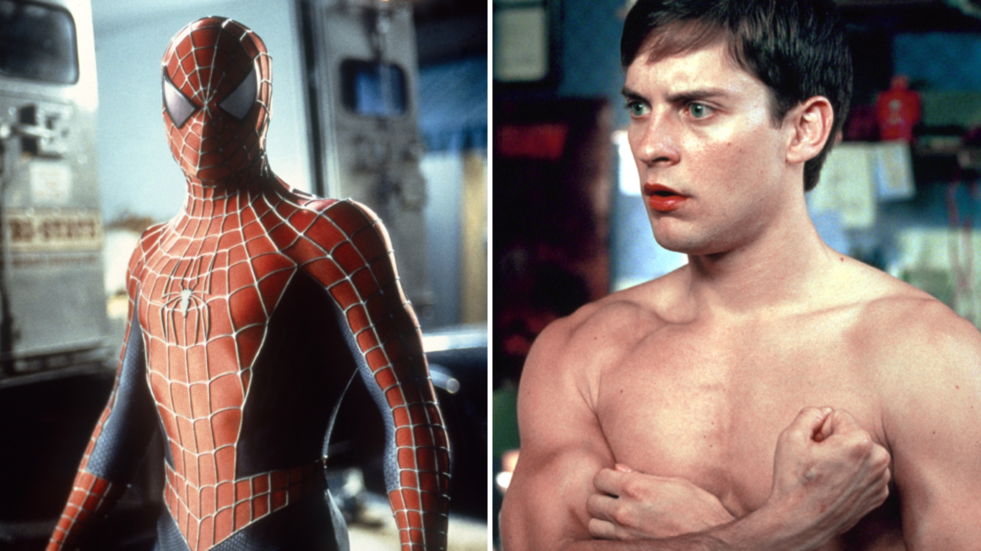 Tobey Maguire Peter Parker Sam Raimi Spider-Man Blank Meme Template